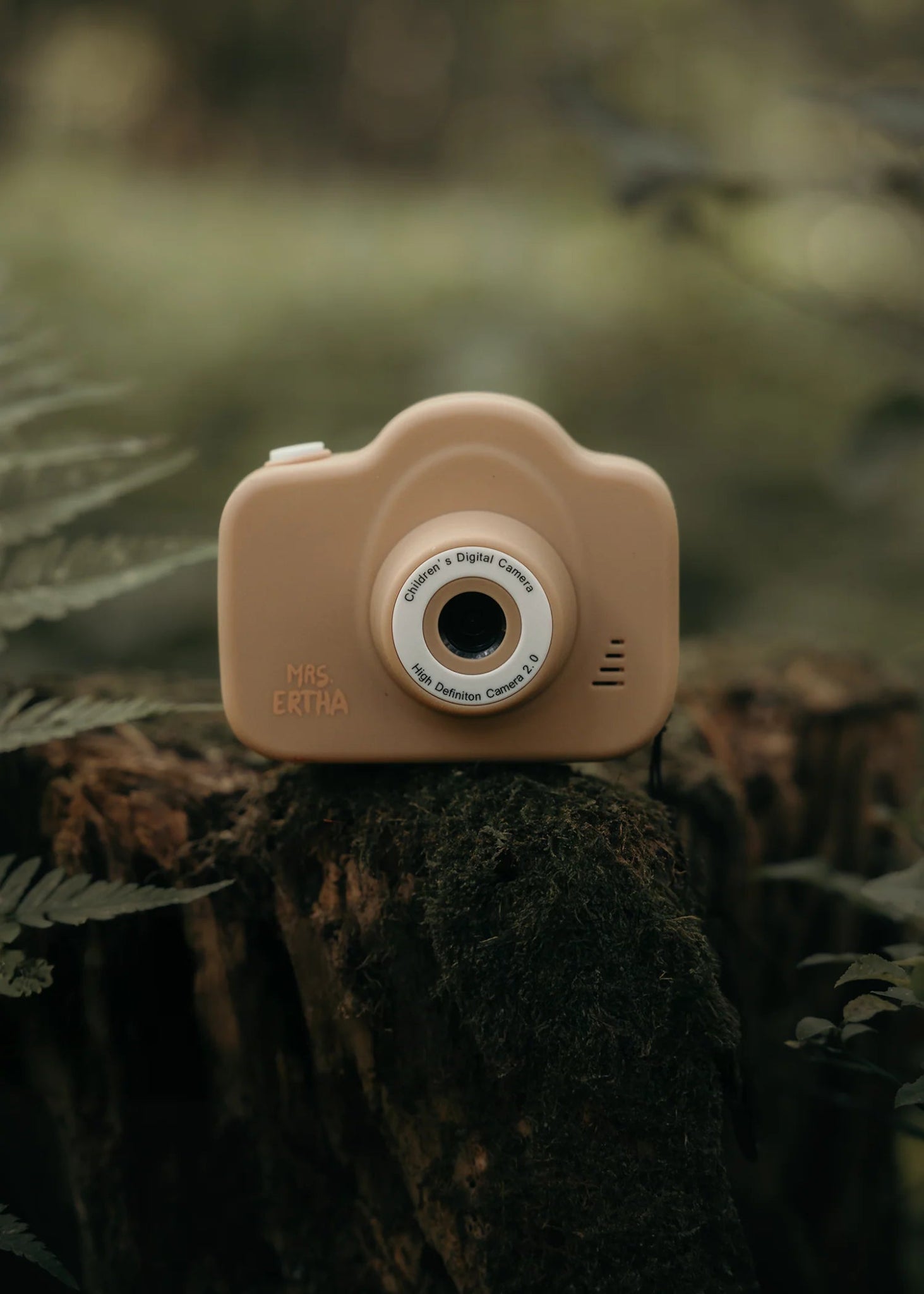 Appareil photo - Vintage Squares - Caramel - Lina et Compagnie