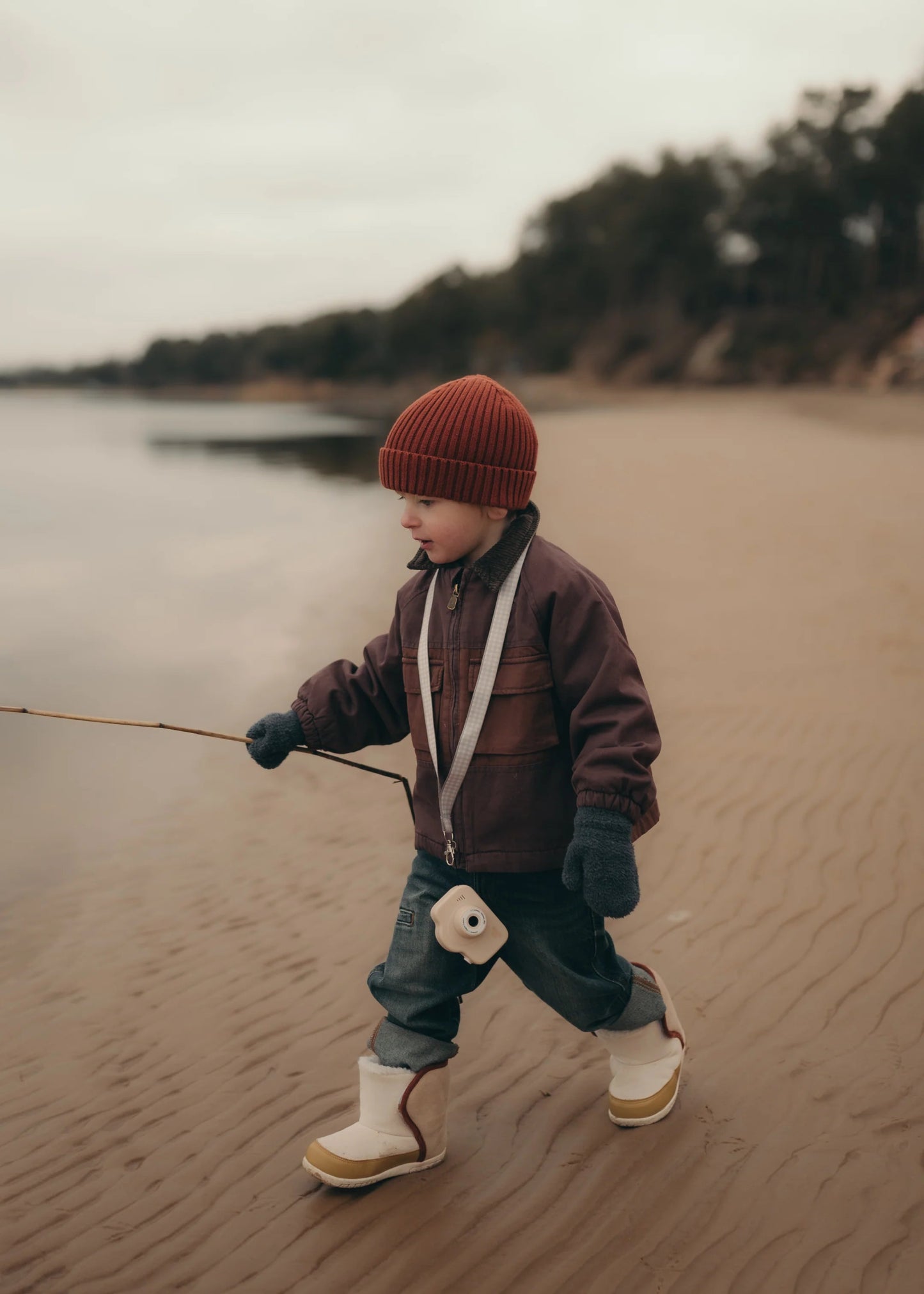 Appareil photo - Vintage Squares - Ivoire - Lina et Compagnie