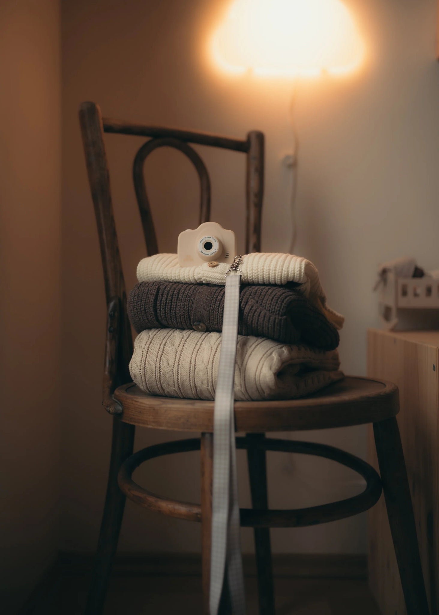 Appareil photo - Vintage Squares - Ivoire - Lina et Compagnie