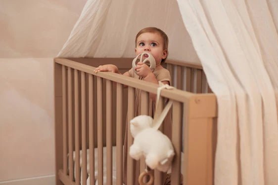 Balle de Dentition en Silicone - Nougat - Lina et Compagnie