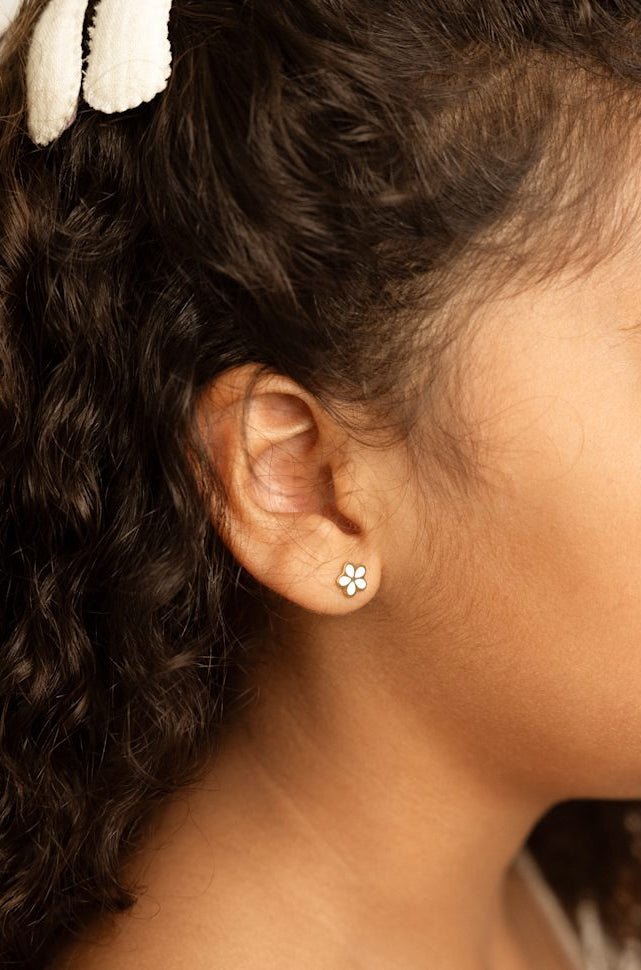 Boucles d'oreilles à tige - Pure petal - Lina et Compagnie