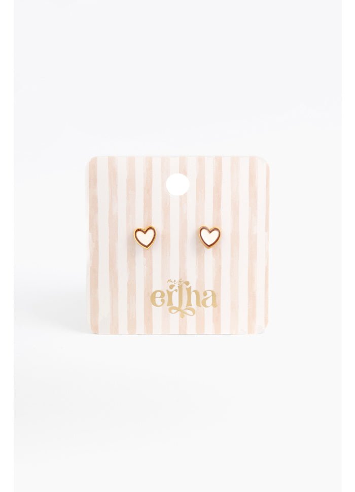 Boucles d'oreilles - Duo heart - Lina et Compagnie