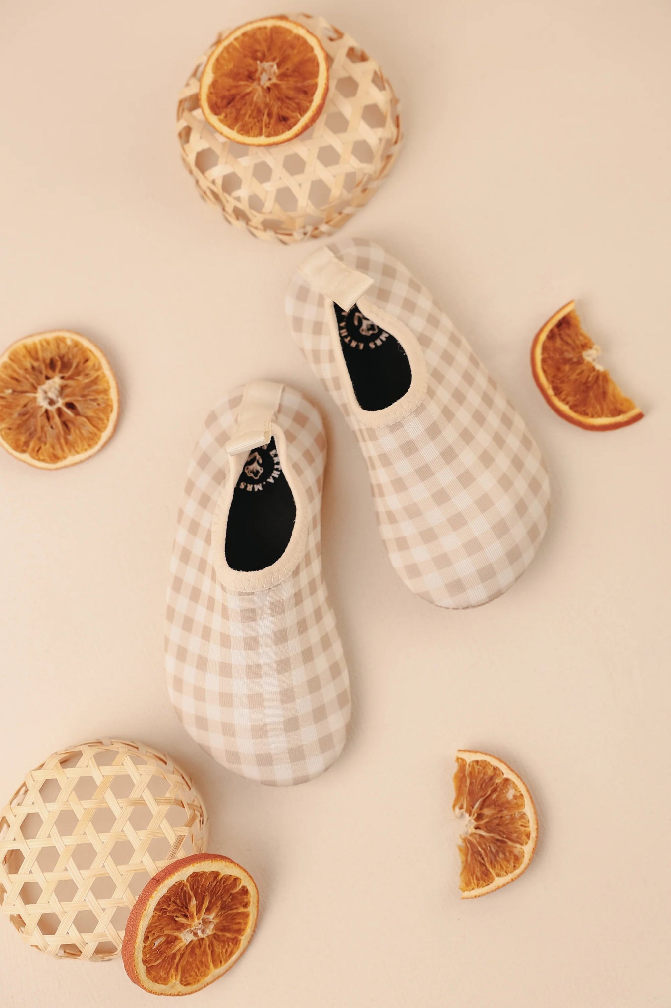 Chaussures de Natation - Vintage Squares - Lina et Compagnie