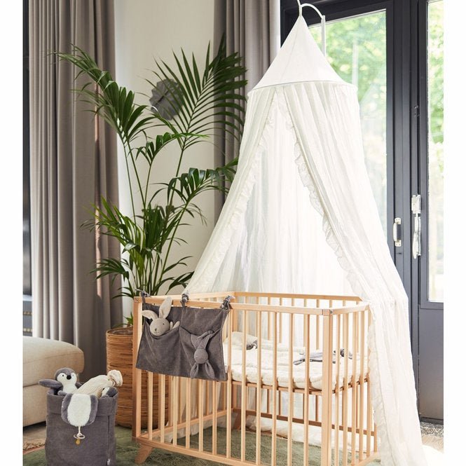 Ciel de lit - Ruffle ivoire - 245 cm - Lina et Compagnie