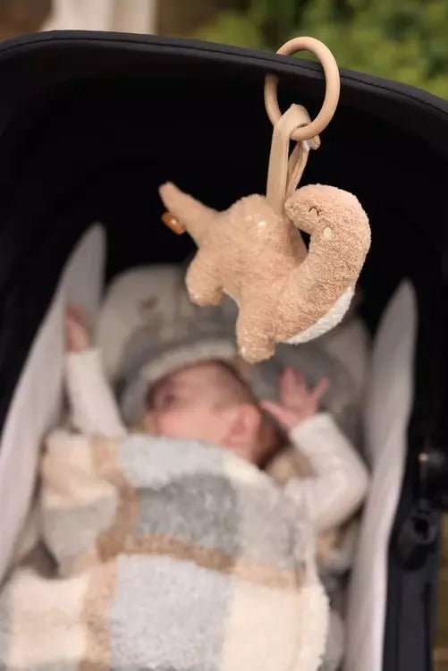 COUVERTURE PORTEFEUILLE BUNNY - CHECK BOUCLÉ - Lina et Compagnie