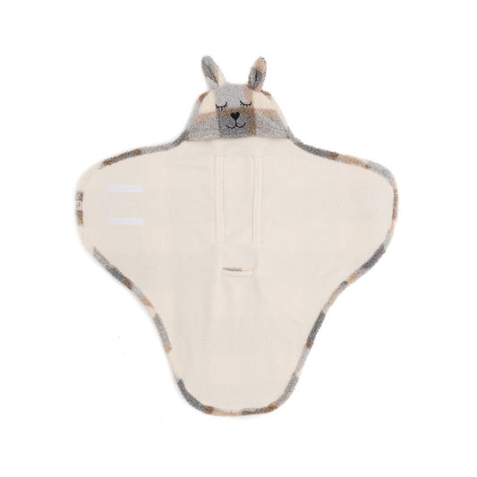 COUVERTURE PORTEFEUILLE BUNNY - CHECK BOUCLÉ - Lina et Compagnie