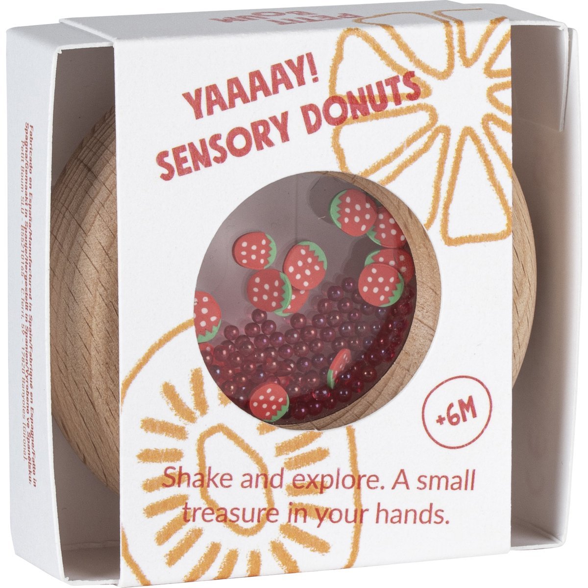 Donut sensoriel - Fraises - Lina et Compagnie