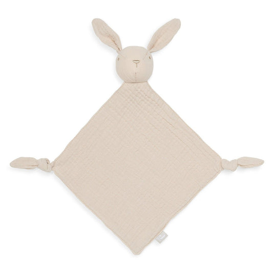 Doudou Attache Tétine Lapin - Nougat - Lina et Compagnie