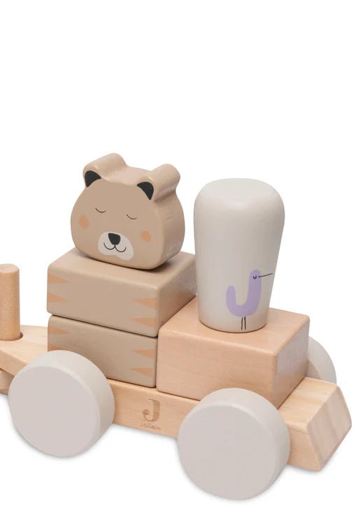 Ensemble Jungle Jambo - Toise & Train en bois - Lina et Compagnie