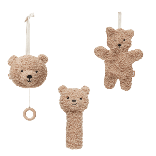 Ensemble Teddy bear - Biscuit - Lina et Compagnie