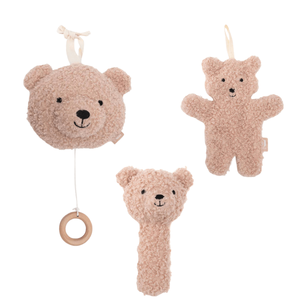 Ensemble Teddy bear - Wild rose - Lina et Compagnie