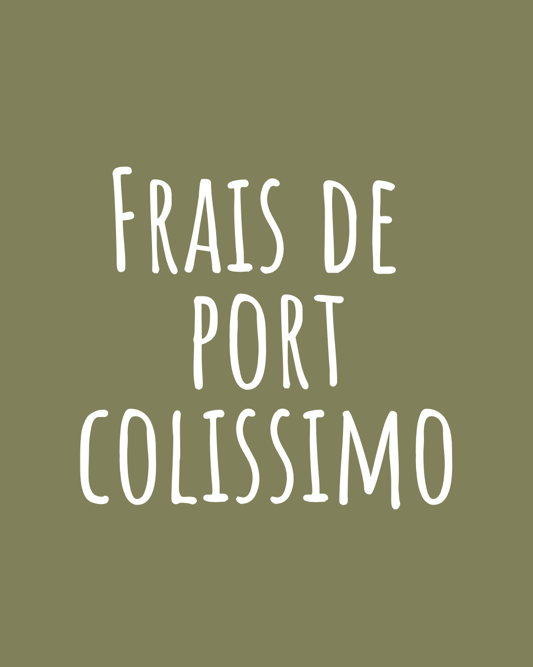FRAIS DE PORT COLISSIMO - Lina et Compagnie