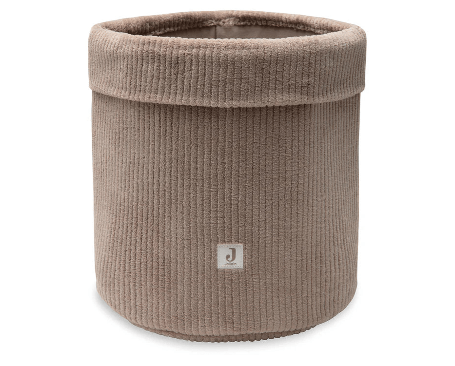 Grand panier Cloudy Rib - Milky Coffee - Lina et Compagnie