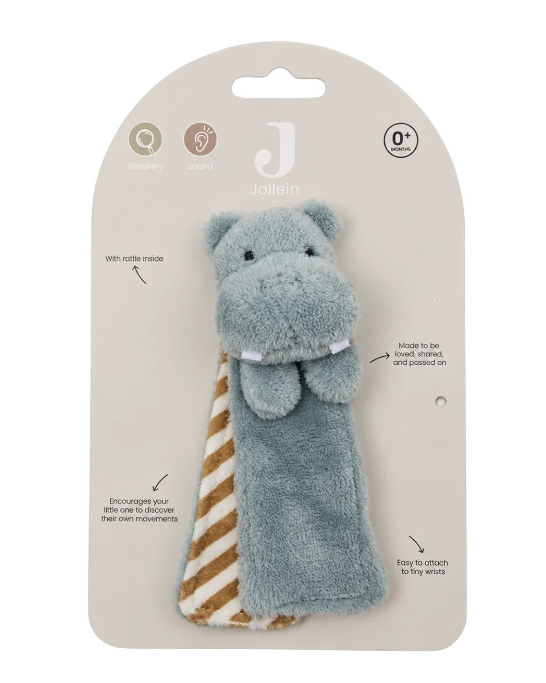 Hochet Mains et Pieds - Hippo Happy - Lina et Compagnie