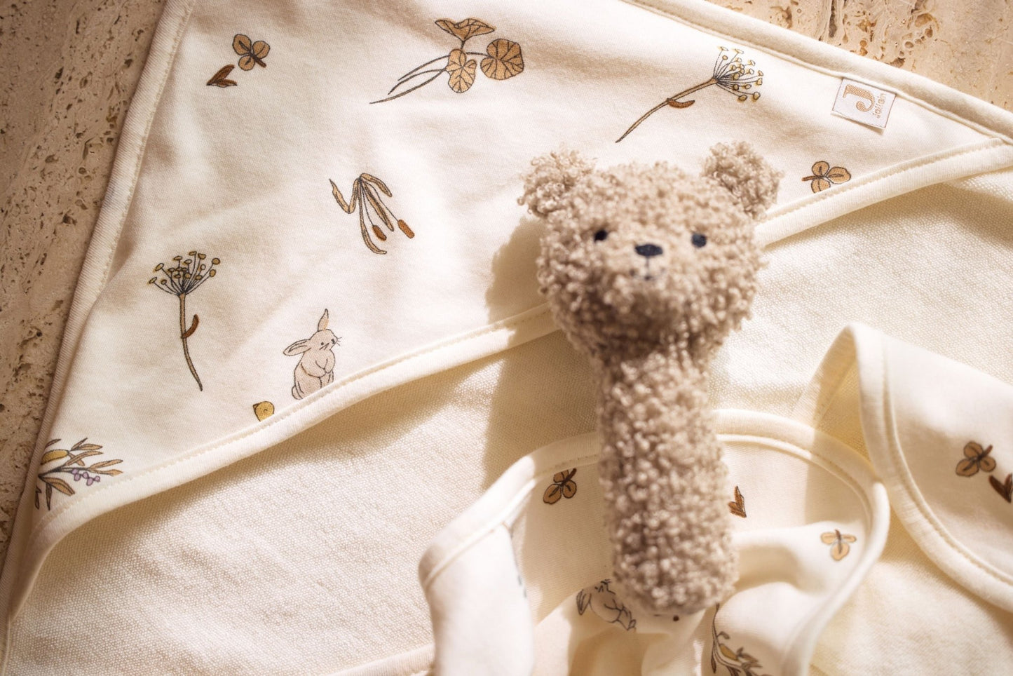 HOCHET TEDDY BEAR - OLIVE GREEN - Lina et Compagnie