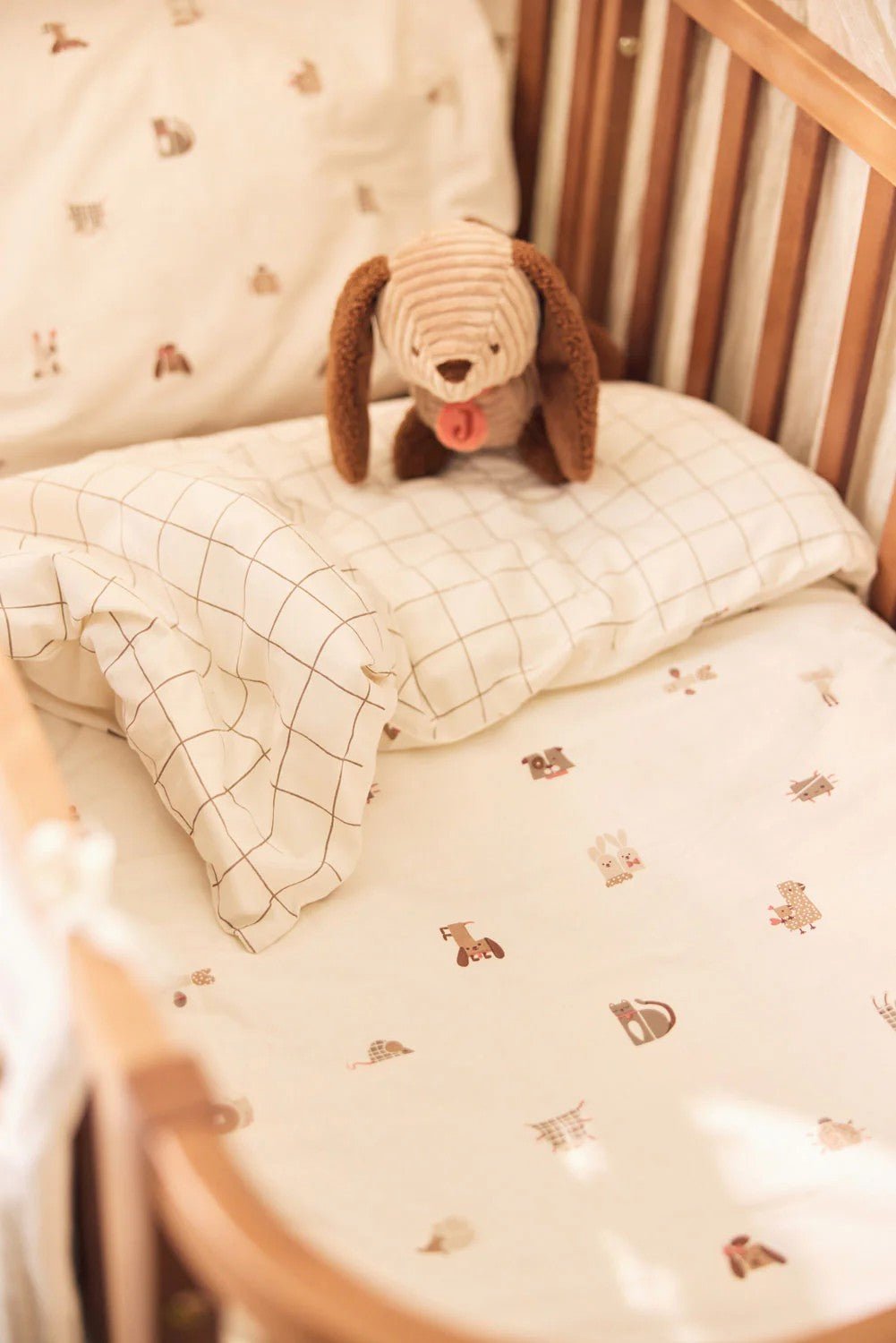 Housse de couette et taie - Animal Friends - Lina et Compagnie
