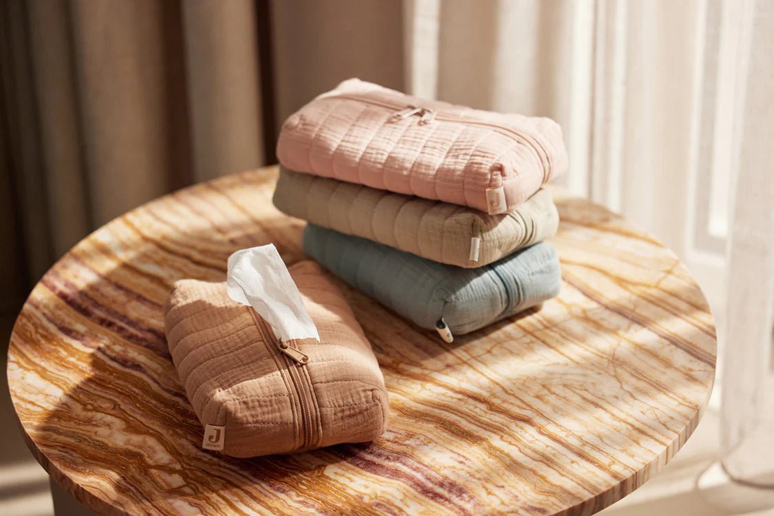 Housse pour lingettes - Olive green - Lina et Compagnie