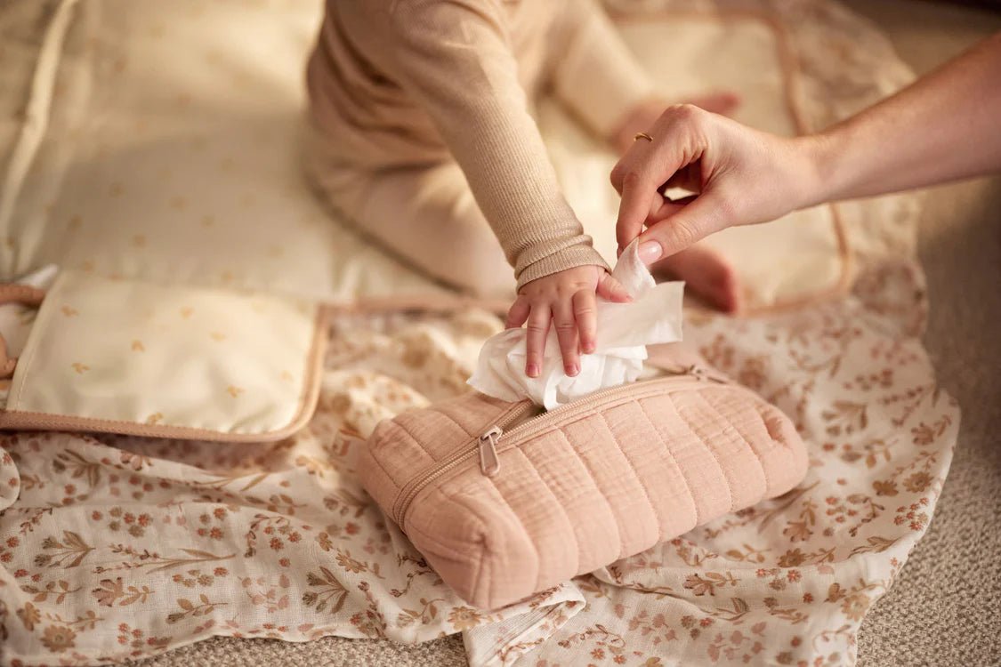 Housse pour lingettes - Wild rose - Lina et Compagnie