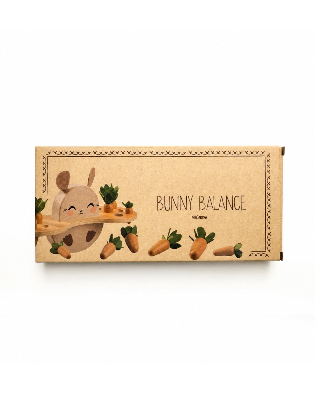 Jeu d'équilibre en bois - Lapin - Lina et Compagnie