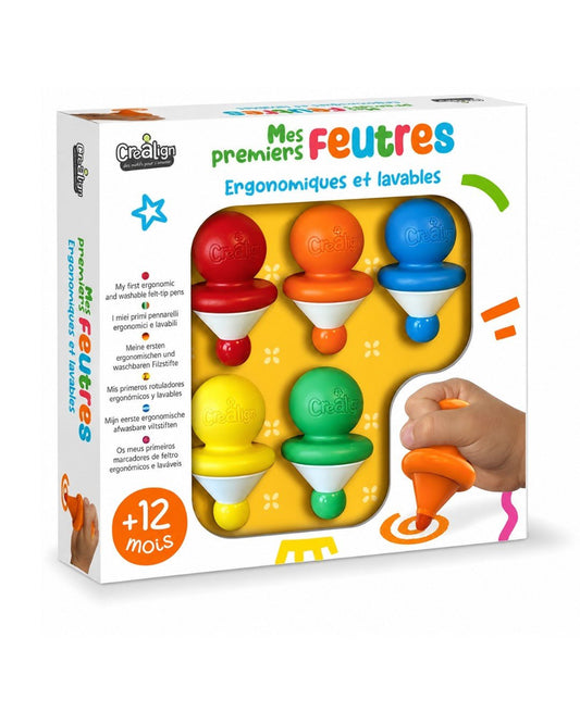 Mes premiers feutres - 5 feutres - Lina et Compagnie