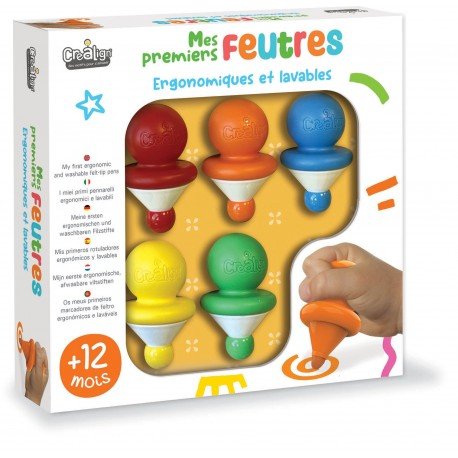 Mes premiers feutres - 5 feutres - Lina et Compagnie