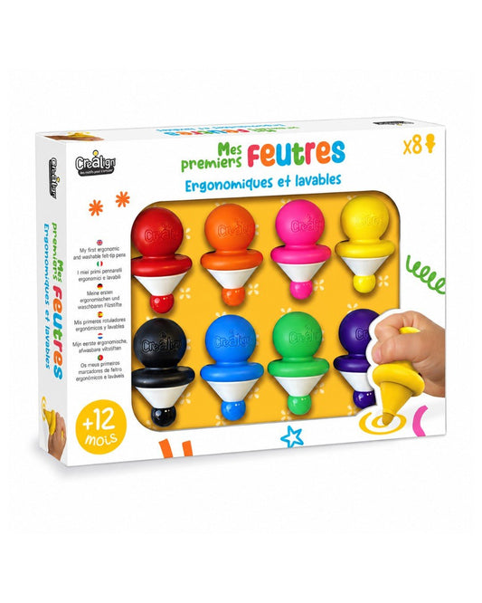 Mes premiers feutres - 8 feutres - Lina et Compagnie