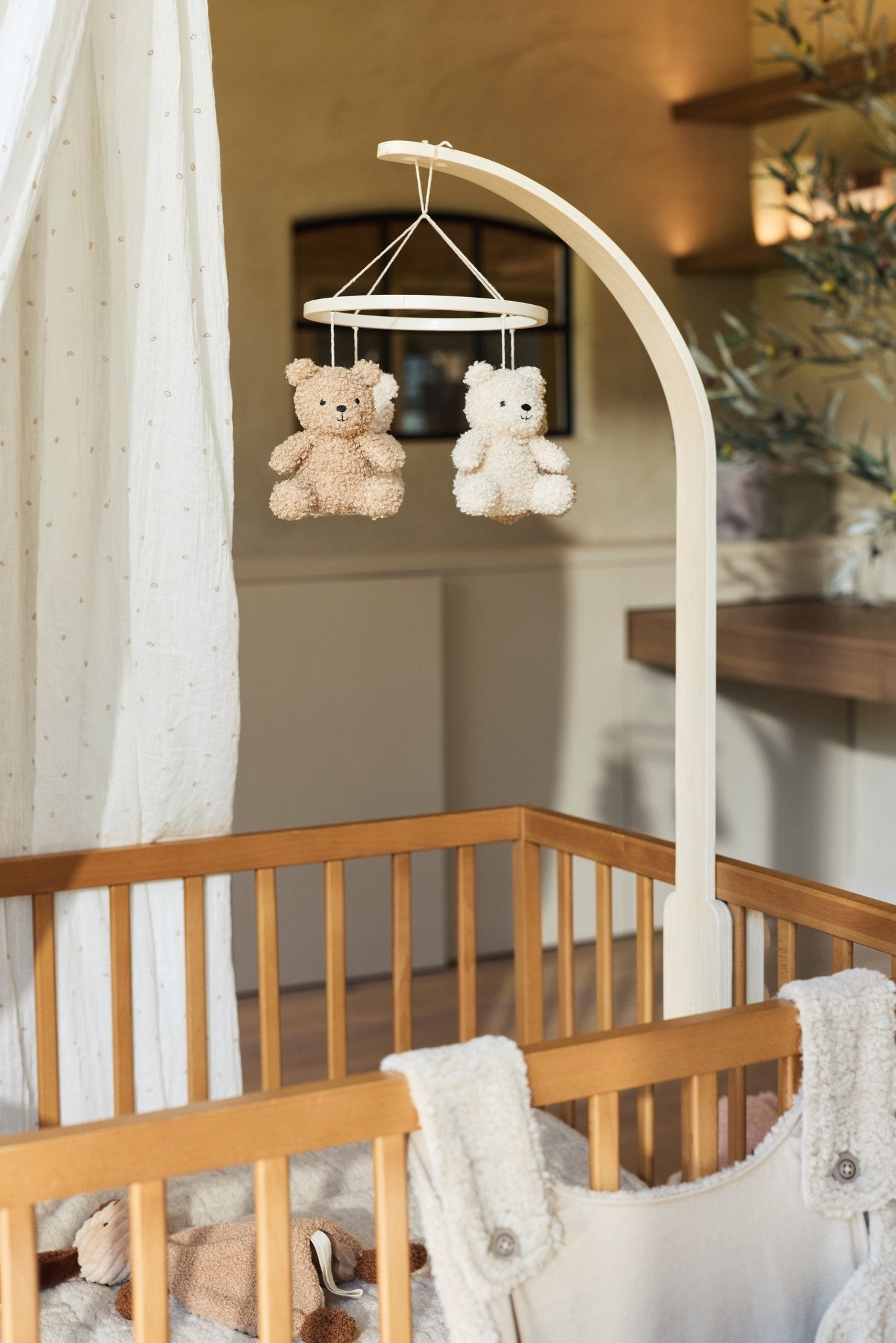 Mobile - Teddy bear - Biscuit / natural - Lina et Compagnie