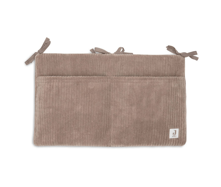 Organisateur de lit Cloudy Rib - Milky Coffee - Lina et Compagnie