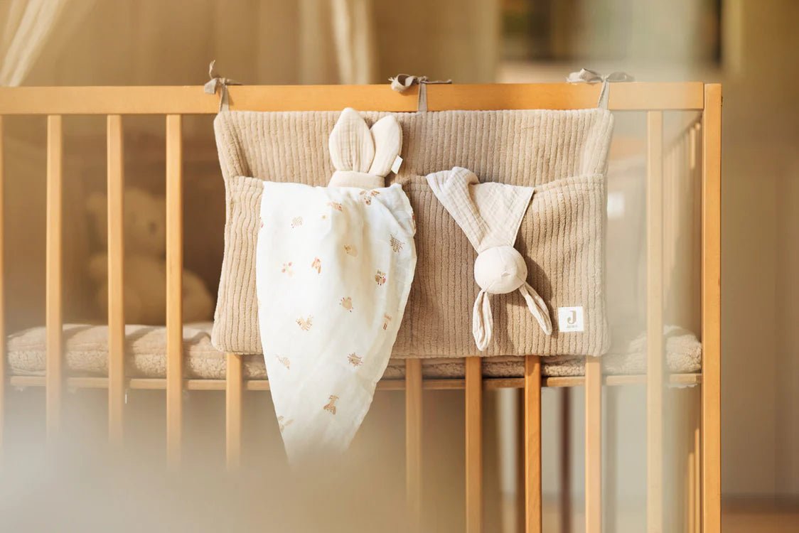 Organisateur de lit Cloudy Rib - Milky Coffee - Lina et Compagnie