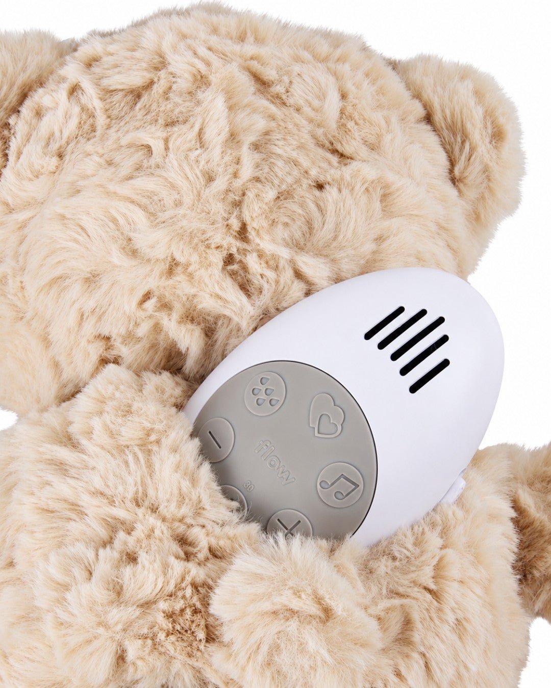 Peluche bruits blancs - Ours écru - ♡♡♡ - Lina et Compagnie