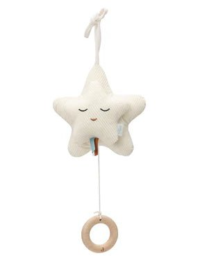 Peluche musicale - Star ivoire - Lina et Compagnie