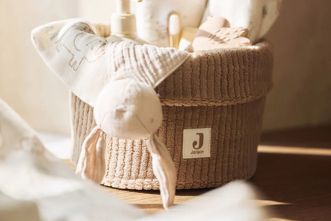 Petit panier Cloudy Rib - Milky Coffee - Lina et Compagnie