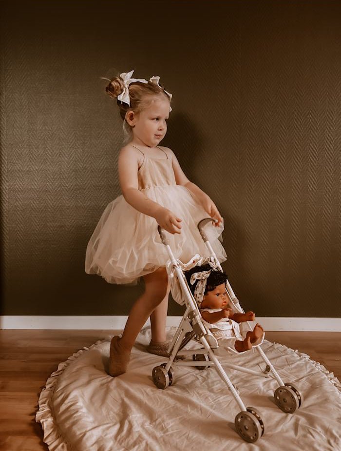 Poussette - Fraises - Lina et Compagnie