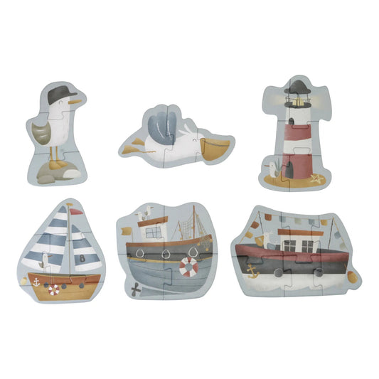 Puzzle 6 en 1 - Sailors Bay - Lina et Compagnie