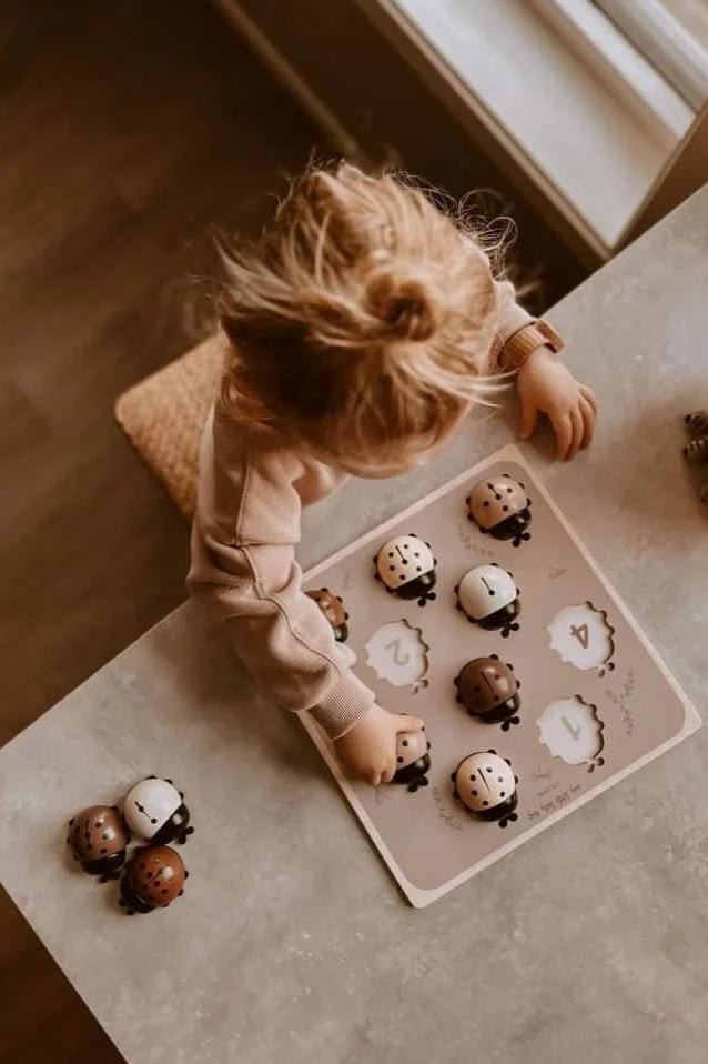 PUZZLE / CASSE TÊTE EN BOIS COCCINELLE - Lina et Compagnie