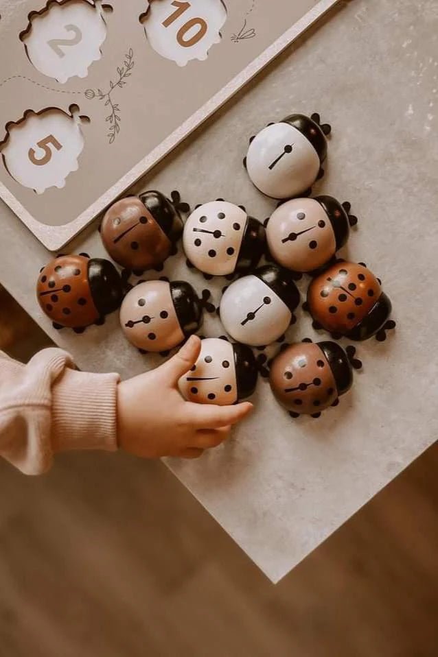 PUZZLE / CASSE TÊTE EN BOIS COCCINELLE - Lina et Compagnie