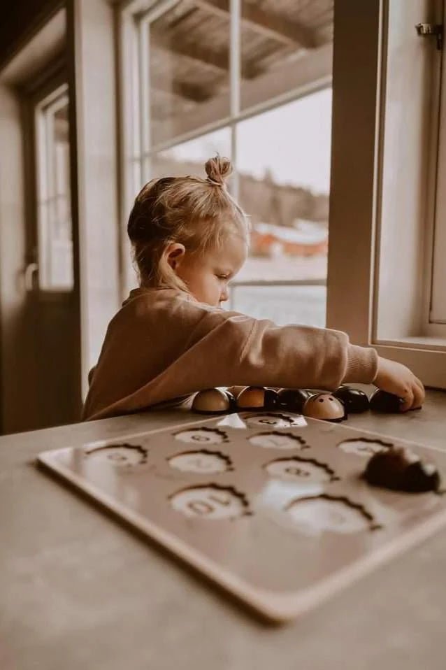 PUZZLE / CASSE TÊTE EN BOIS COCCINELLE - Lina et Compagnie