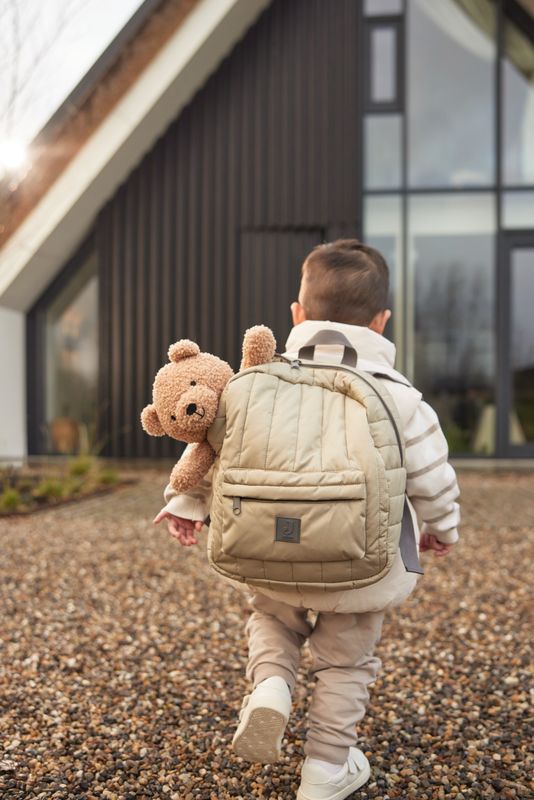 Sac à Dos Matelassé Enfant - Olive green - Lina et Compagnie