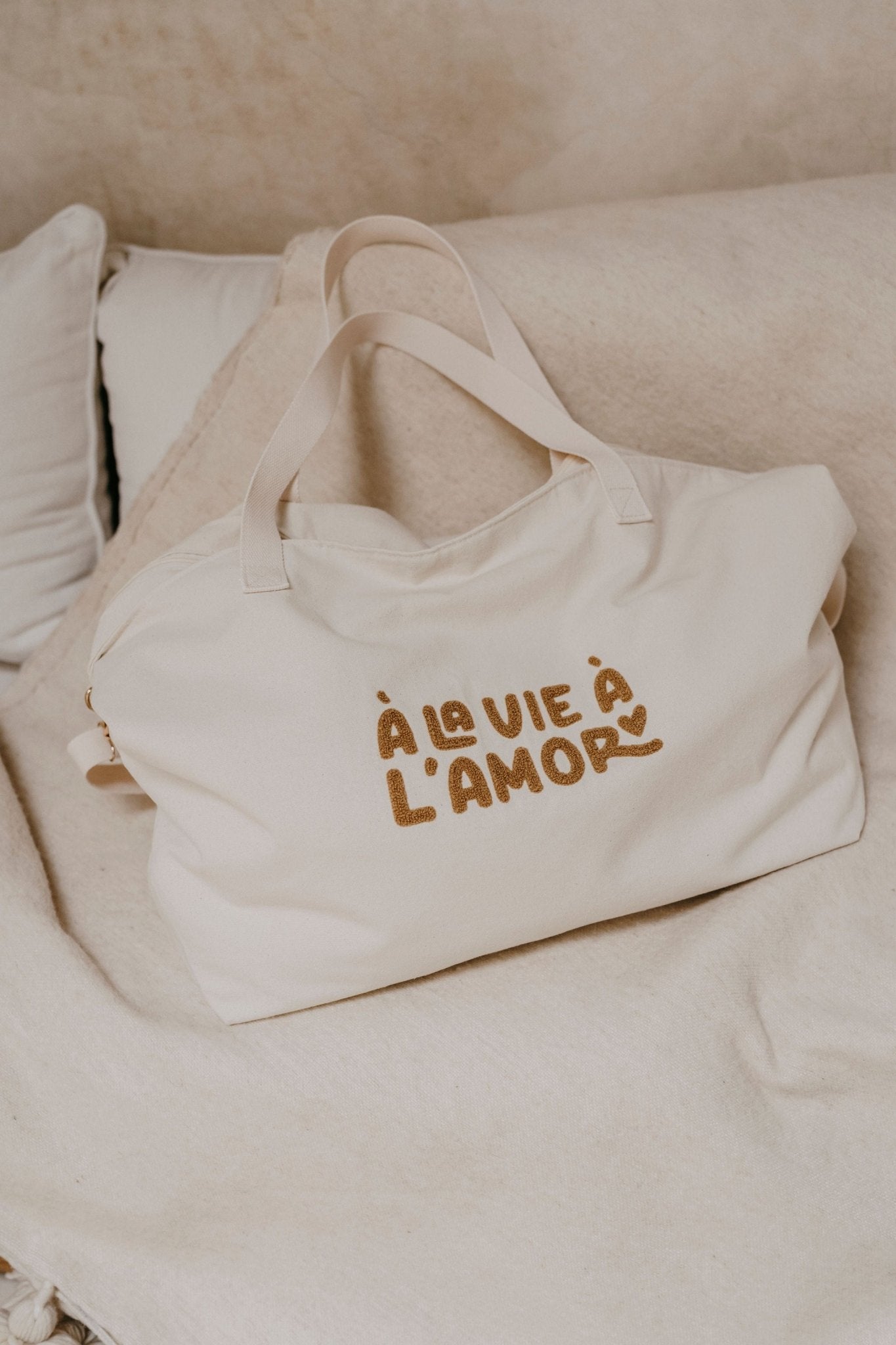 SAC CABAS XL - À LA VIE À L'AMOR - Lina et Compagnie