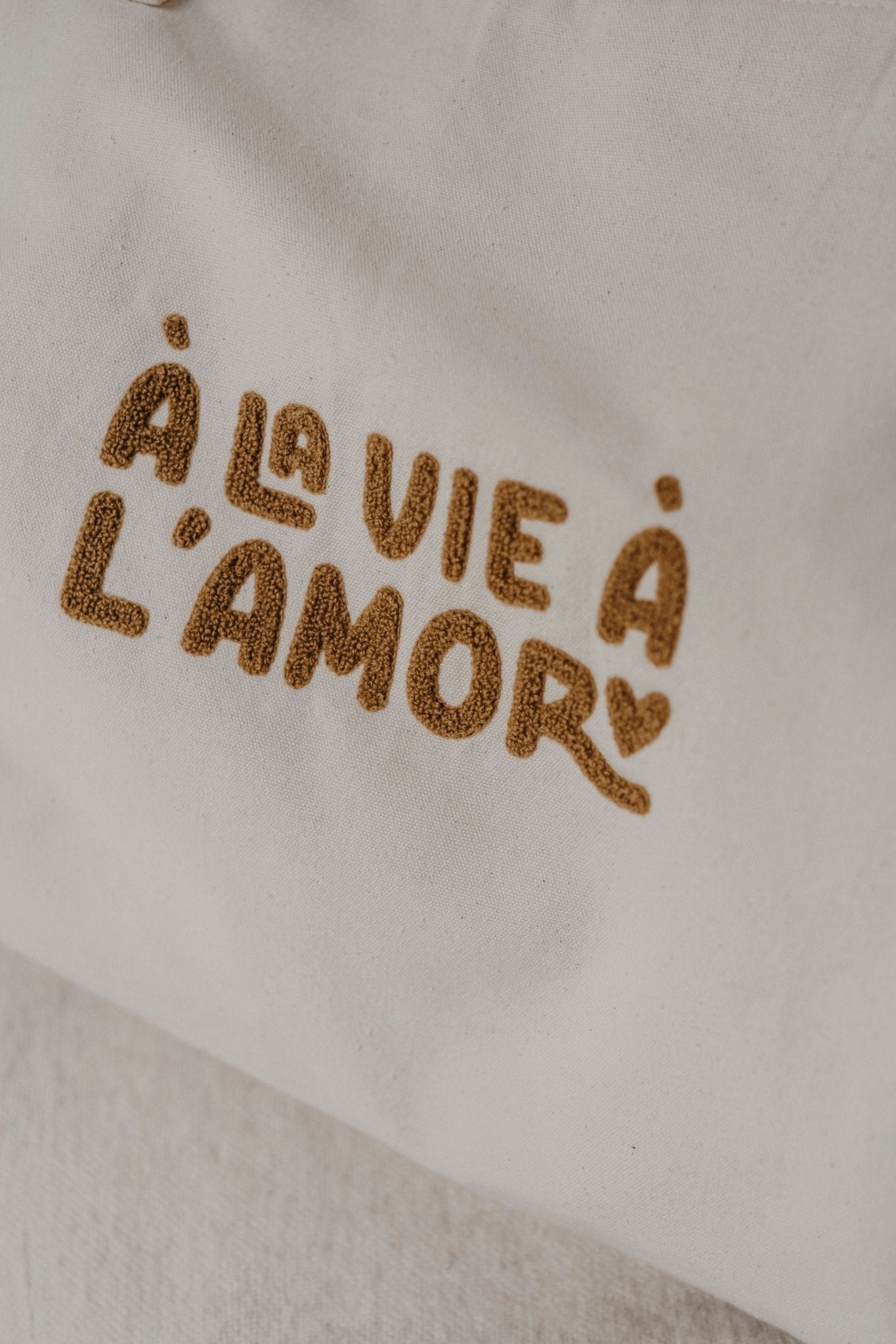 SAC CABAS XL - À LA VIE À L'AMOR - Lina et Compagnie