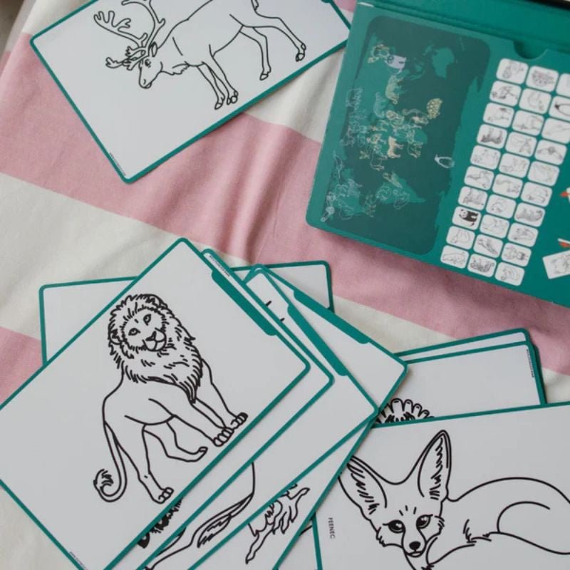 Tablette à dessin - Animaux du monde - Lina et Compagnie