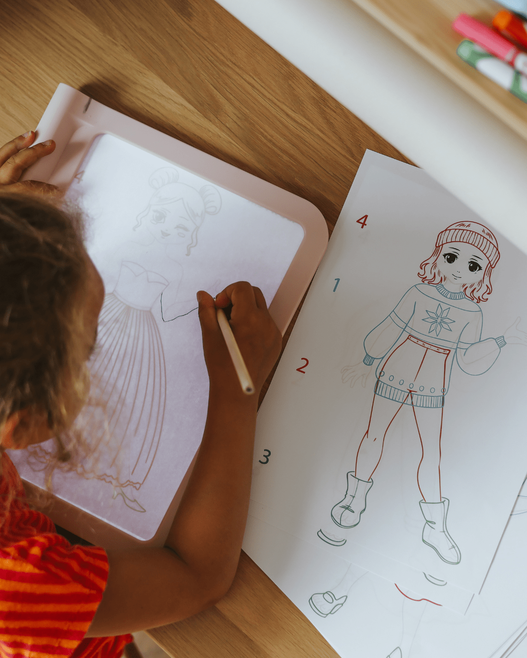 Tablette à dessin lumineuse - Fashion - Lina et Compagnie