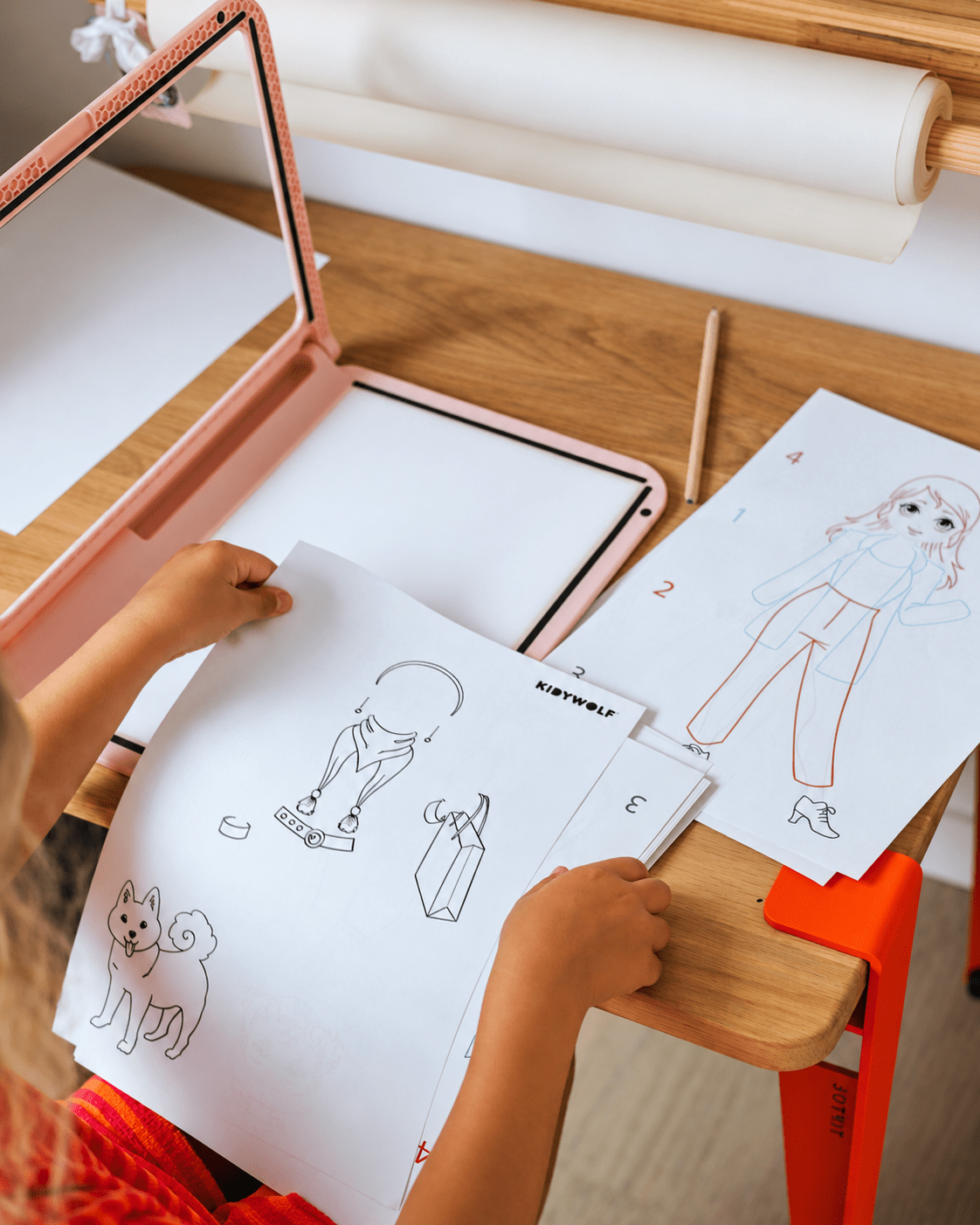 Tablette à dessin lumineuse - Fashion - Lina et Compagnie