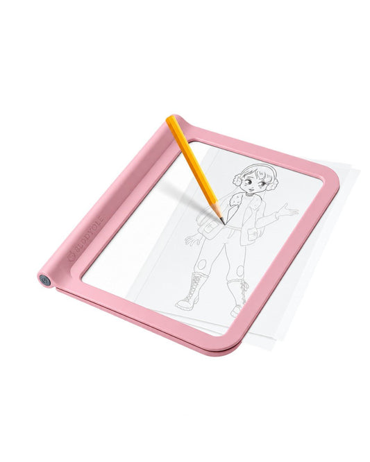 Tablette à dessin lumineuse KIDYDRAW-PRO - Rose - Lina et Compagnie