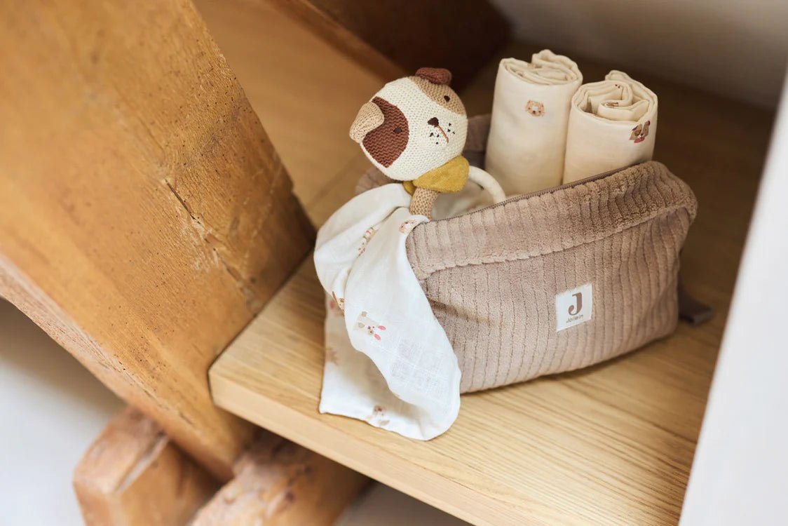 Trousse de soin Cloudy Rib - Milky Coffee - Lina et Compagnie