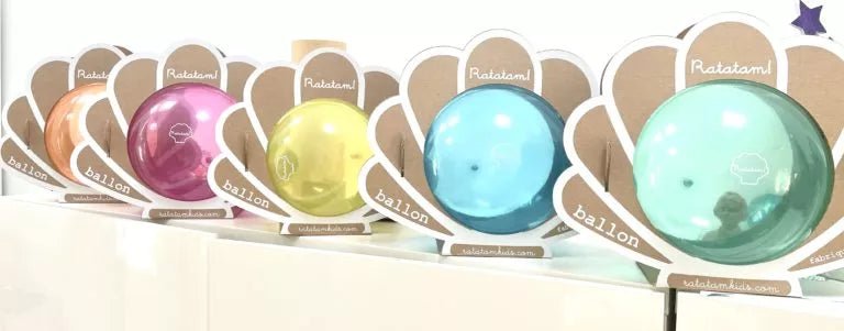Ballon Coquillage Transparent - Bleu - Lina et Compagnie
