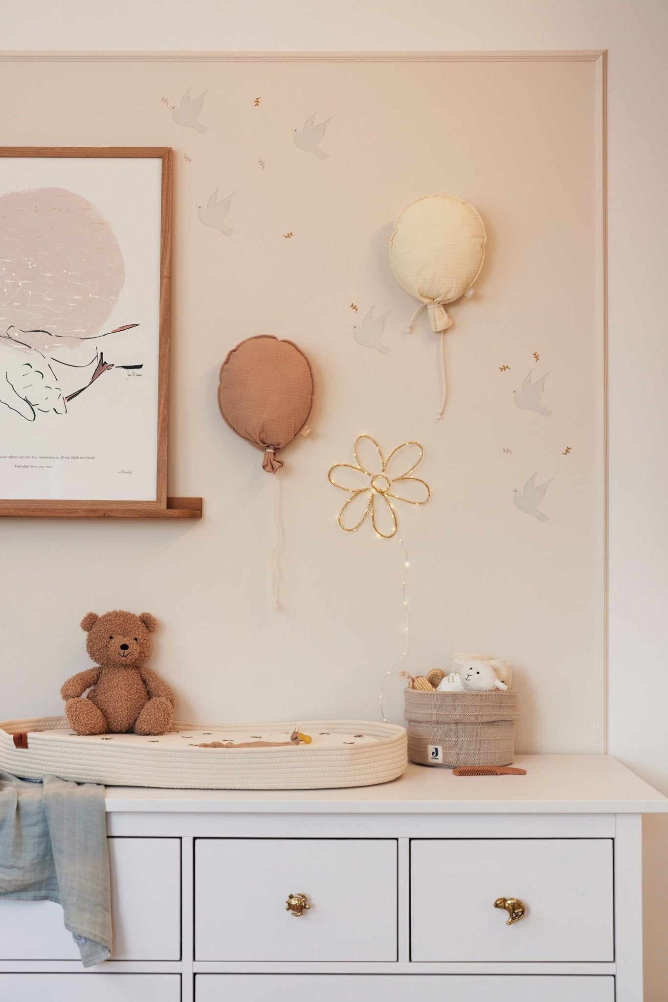 Ballon Mural en Tissu Party Collection - Biscuit - Lina et Compagnie