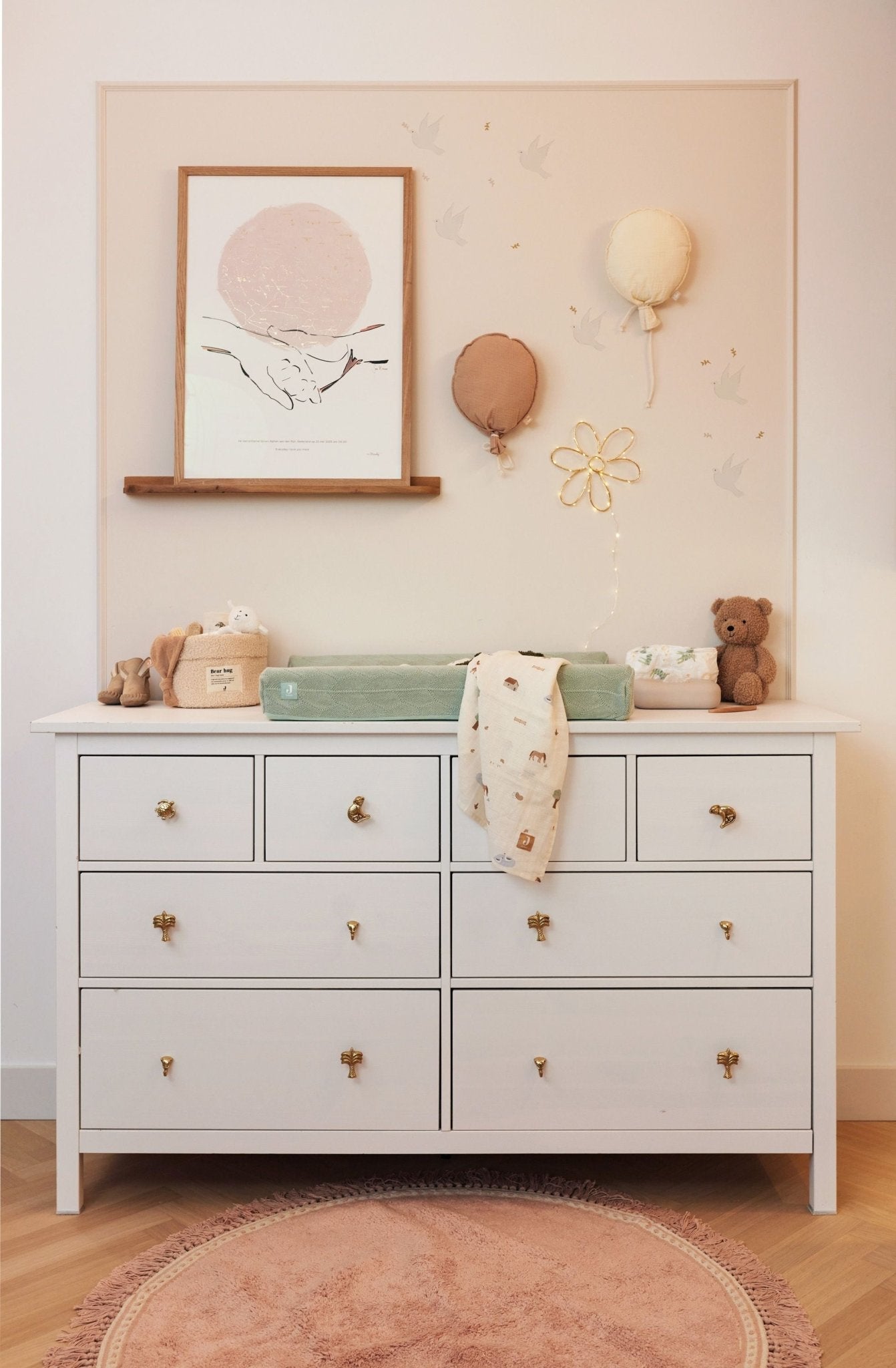 Ballon Mural en Tissu Party Collection - Biscuit - Lina et Compagnie