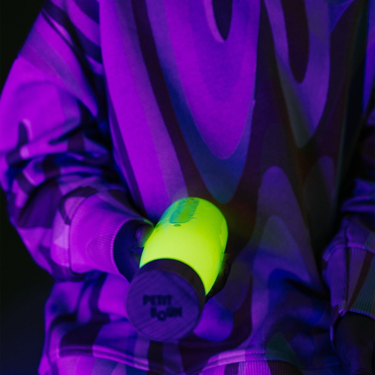 Bouteille Sensorielle Float - Jaune fluo - Lina et Compagnie