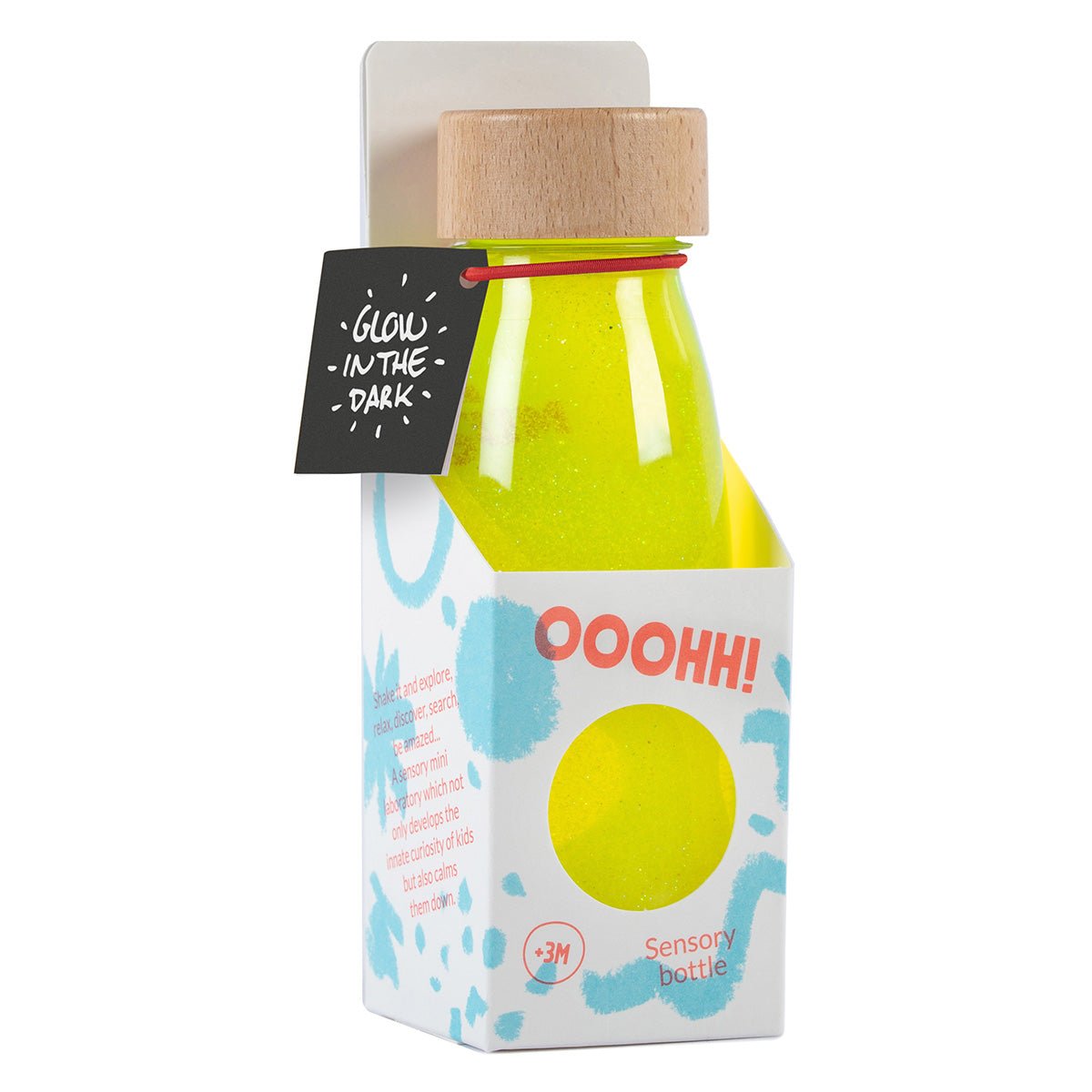 Bouteille Sensorielle Float - Jaune fluo - Lina et Compagnie
